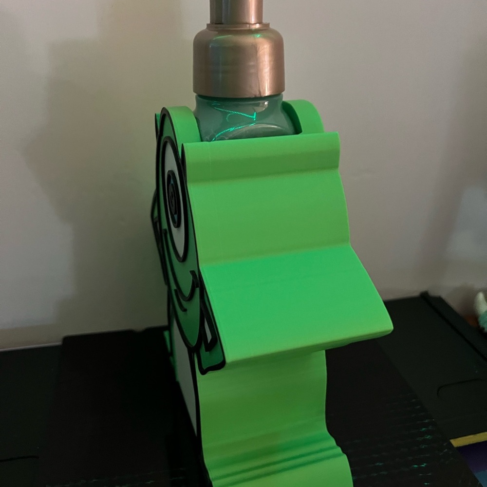 Custom design- Monster Inc Mike Wazowski bath and body works soap holder - Picture 2 of 4